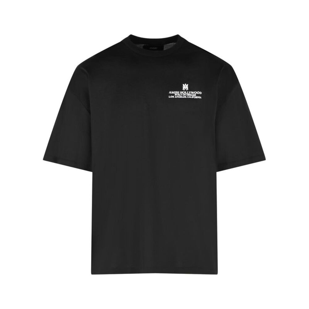 Amiri 'Built On Dreams' Black Cotton T-Shirt Men
